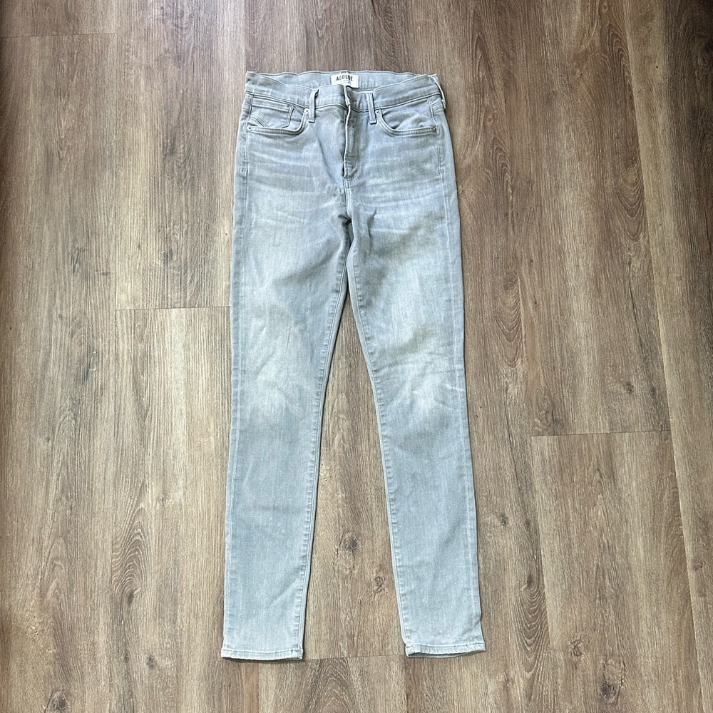 Agolde Light Gray Women's Jeans like new